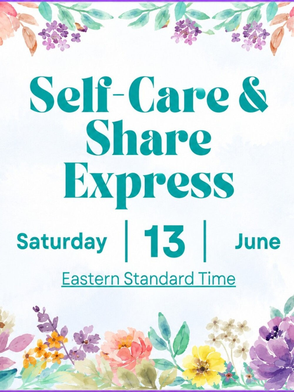 6/13 Bambi Is Live 10am-1pm On:  Self Care & Share Show Express